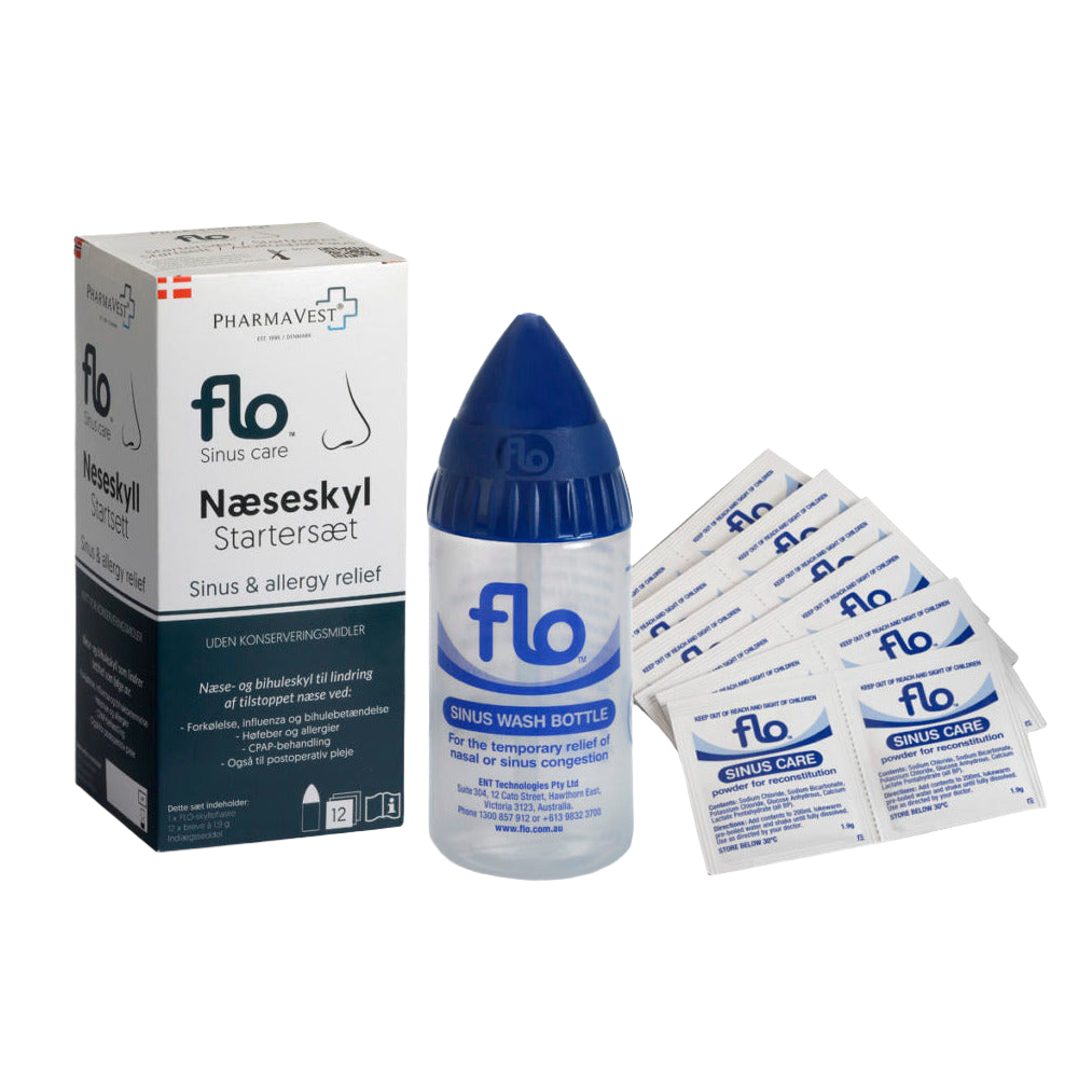 FLO Næseskyl Startersæt m/12 stk. refill